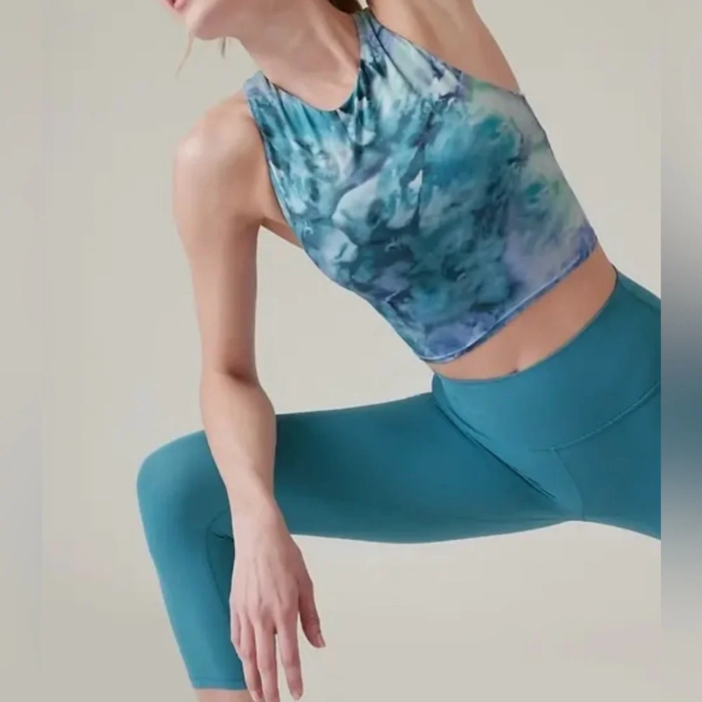 NWT Athleta Conscious Crop Tie Dye Bra